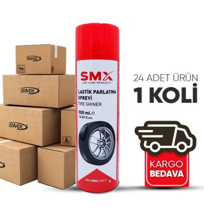 SMX Lastik Parlatma Spreyi 500 ml 24 Adet 1 Koli