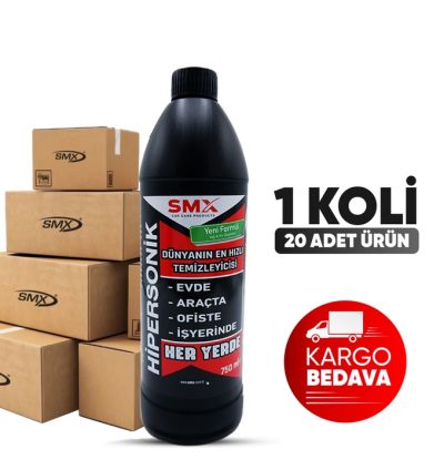 HİPERSONİK - Dünyanın En Hızlı Temizleyicisi 750 ml 20 Adet (1 Koli)